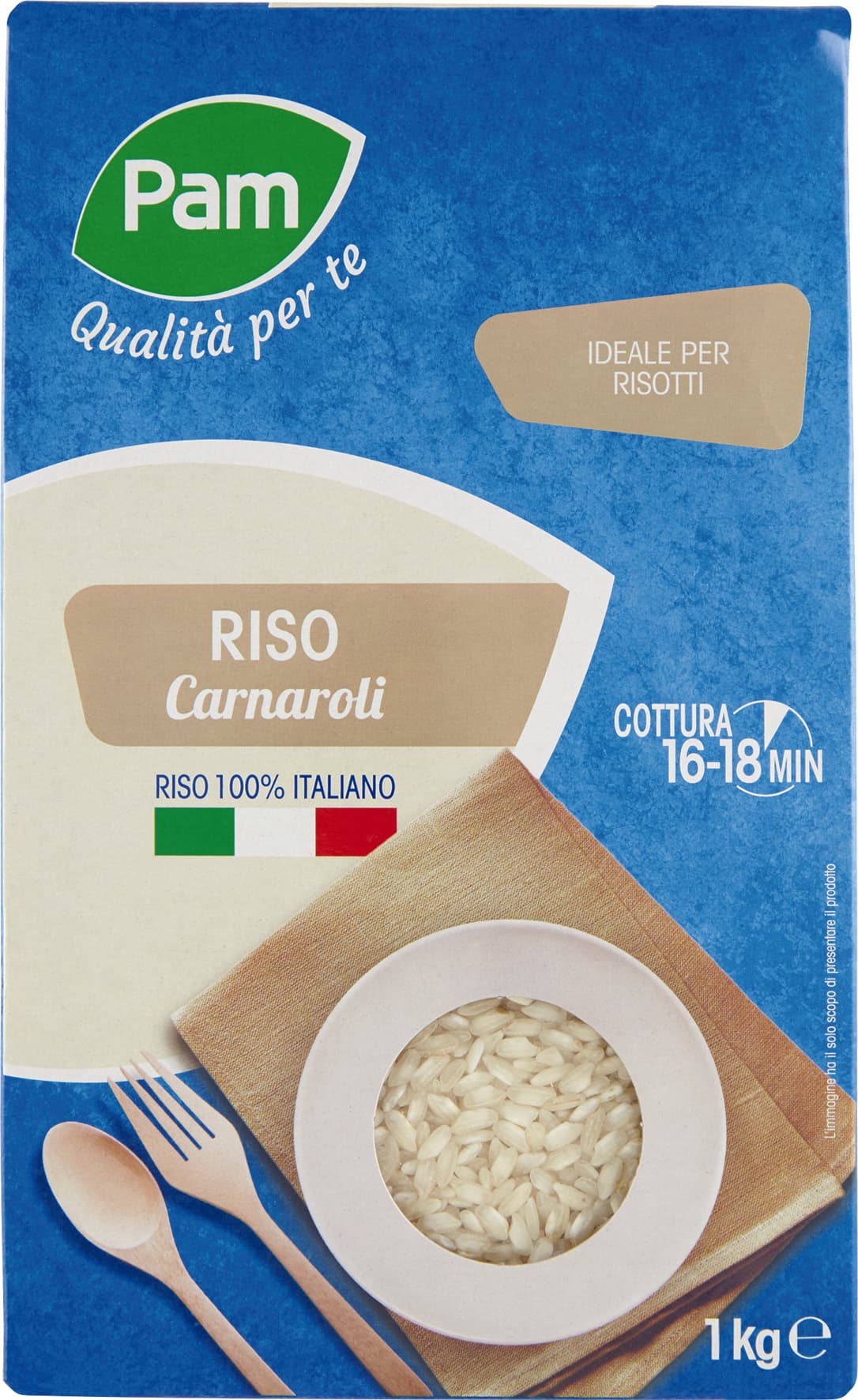PAM Qualità per te Riso Carnaroli 1 kg – immagine 1