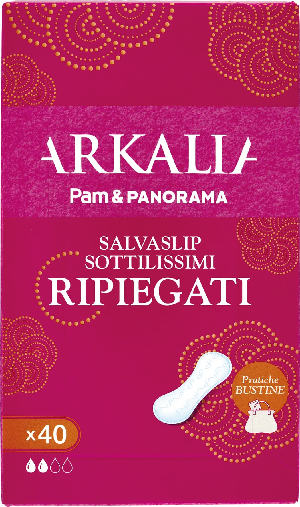 PAM PANORAMA Salvaslip Ripiegati Sottilissimi in Bustina 40 pz – immagine 1
