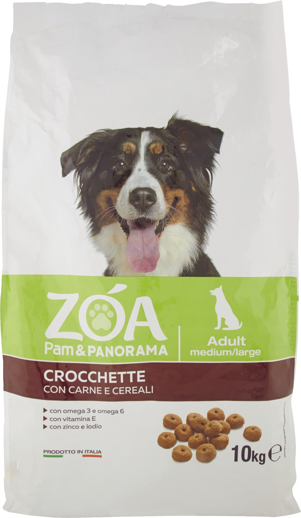 ZOA Adult medium/large Crocchette con Carne e Cereali 10 kg – immagine 1