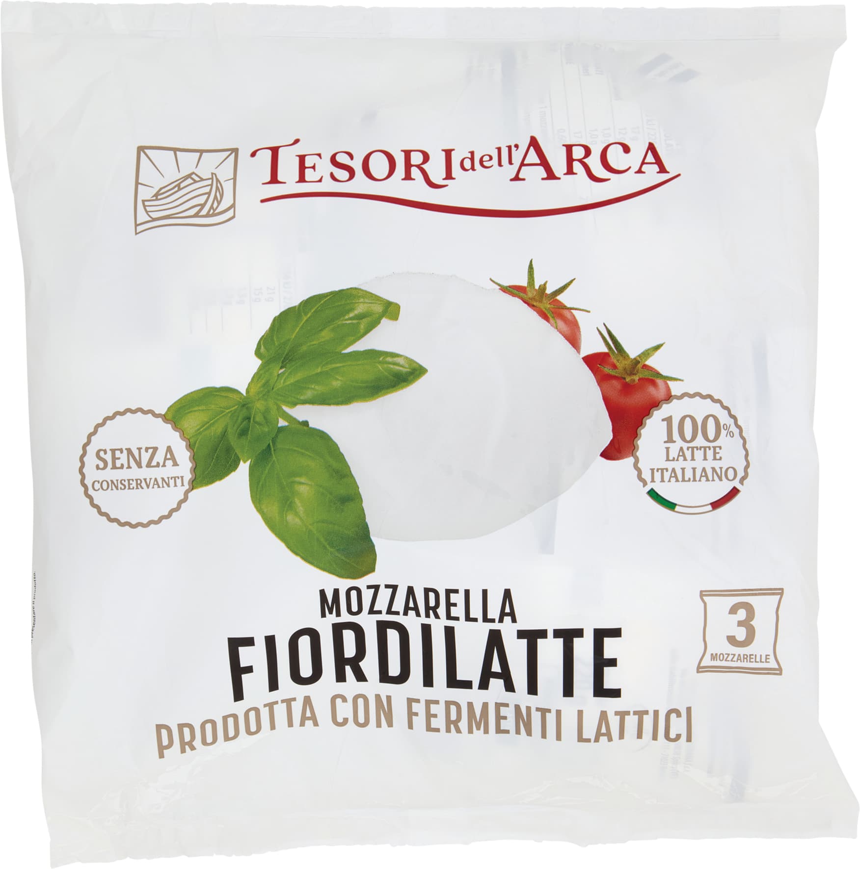 TESORI DELL'ARCA Mozzarella Fiordilatte 3 x 125 g – immagine 1