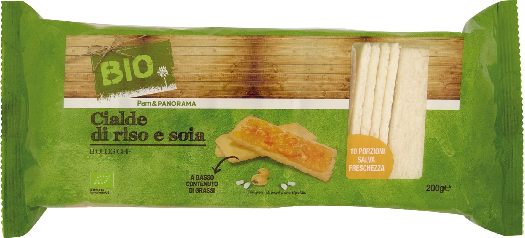 BIO Cialde di riso e soia Biologiche 200 g – immagine 1