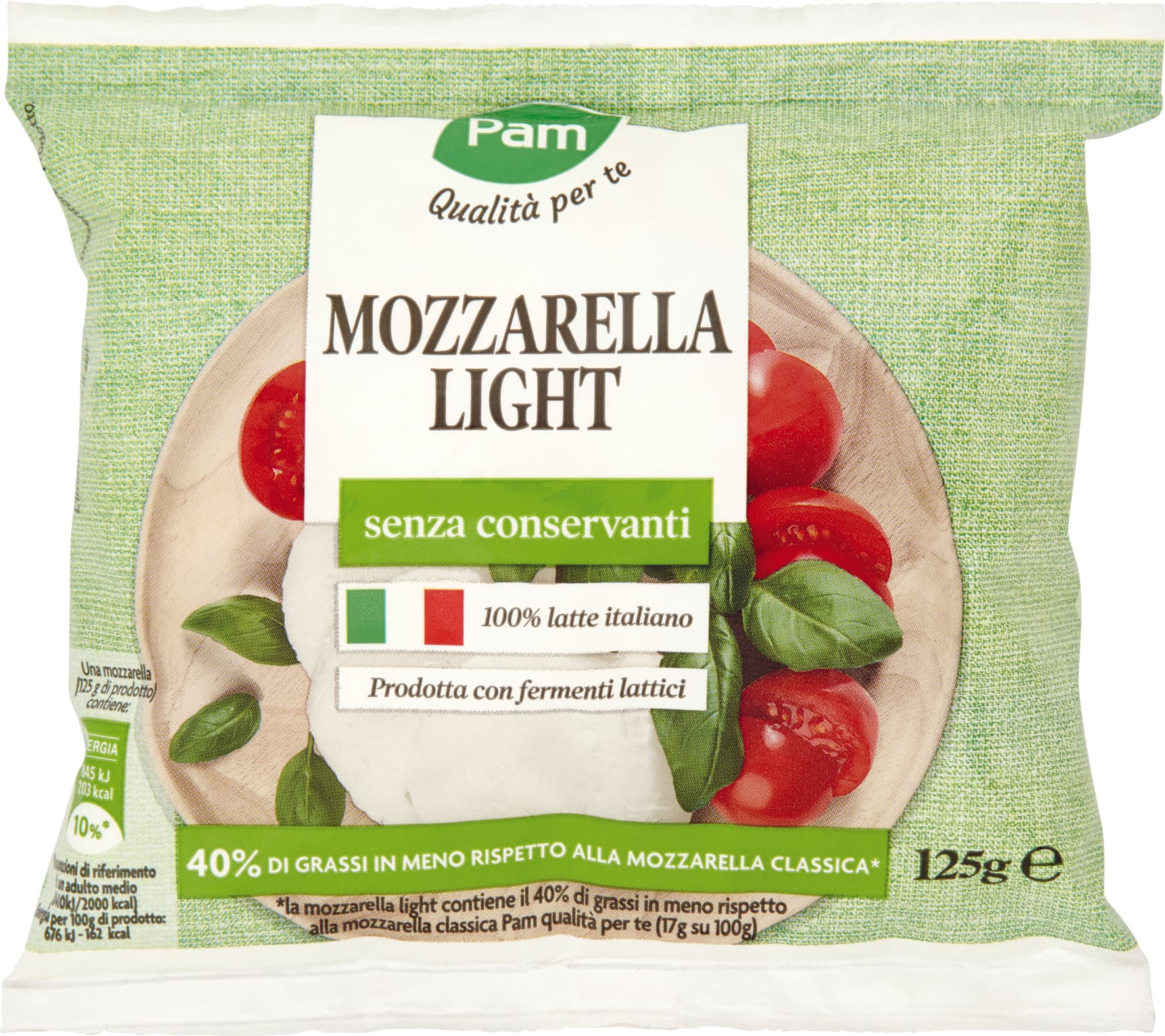 SEMPLICI E BUONI 40% di Grassi in Meno Mozzarella Light 125 g – immagine 1