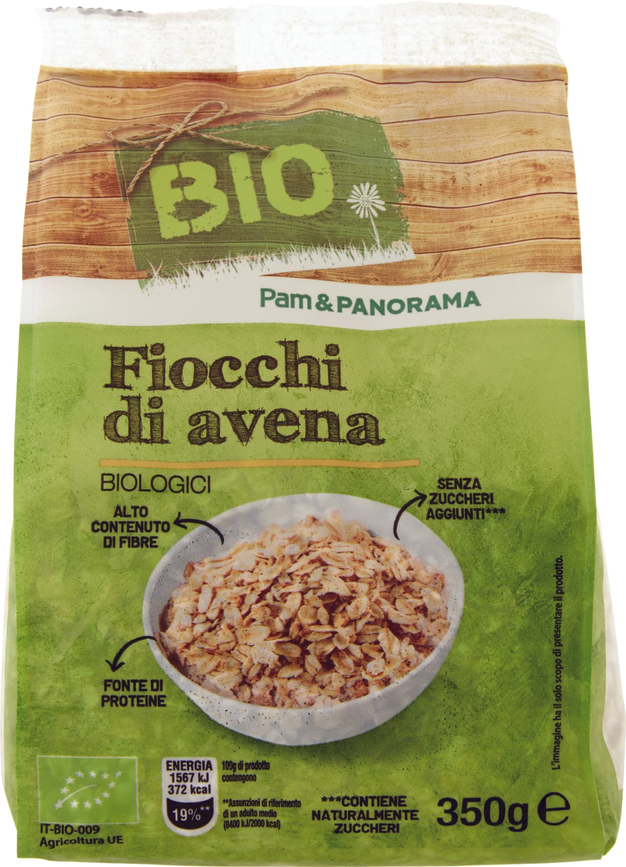 BIO Fiocchi di avena Biologici 350 g – immagine 1