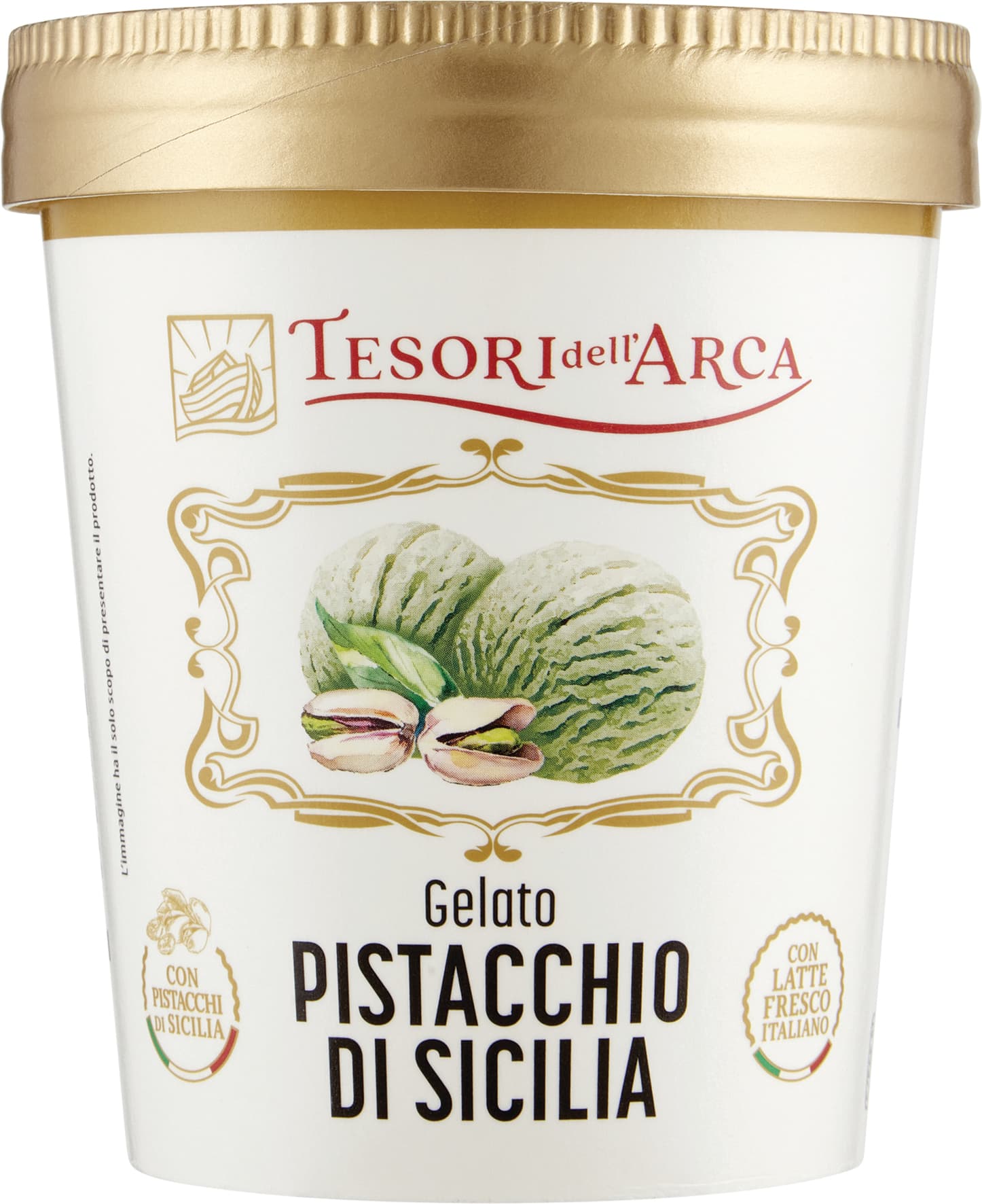 TESORI DELL'ARCA Gelato Pistacchio di Sicilia 300 g – immagine 1