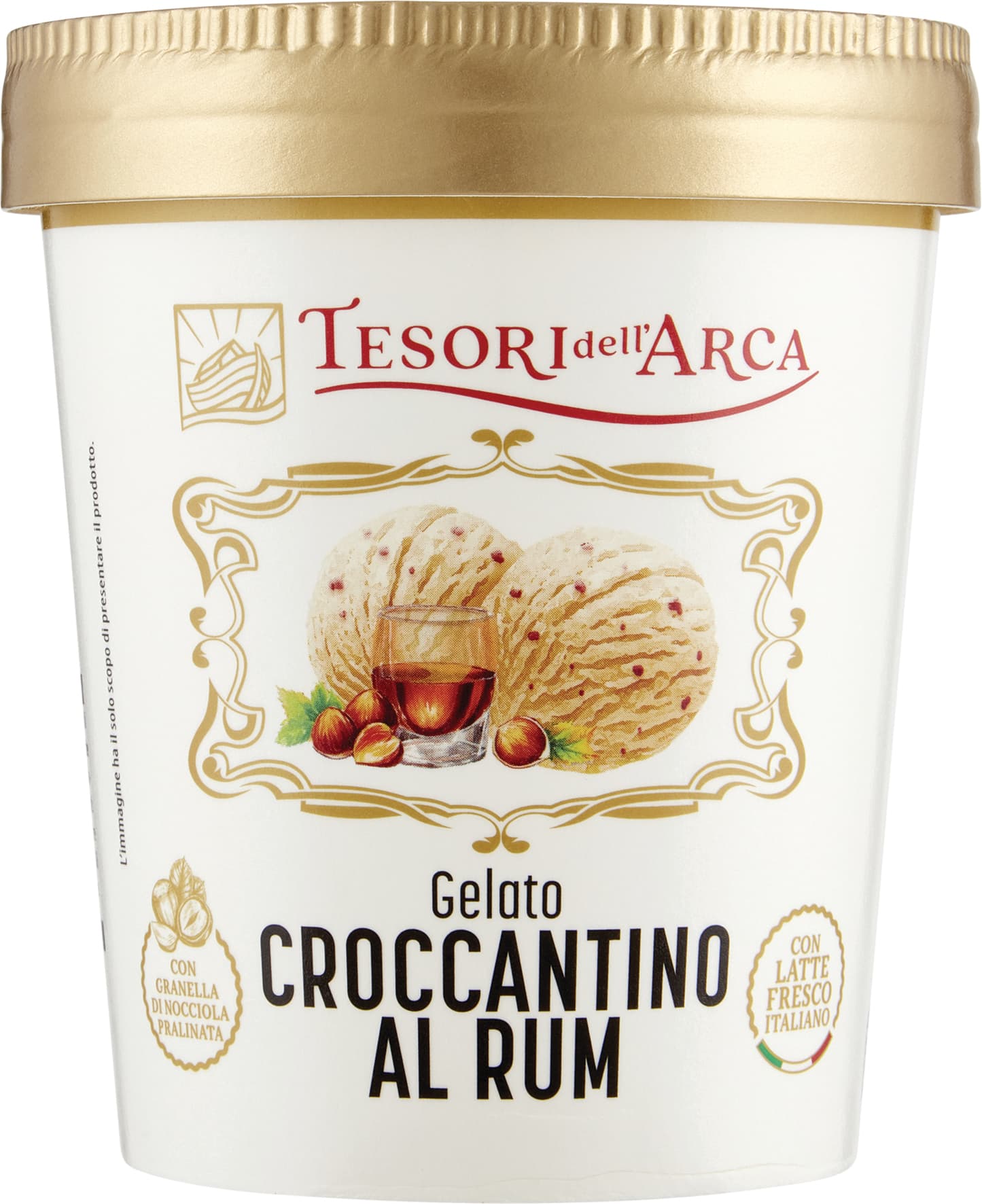 TESORI DELL'ARCA Gelato Croccantino al Rum 300 g – immagine 1