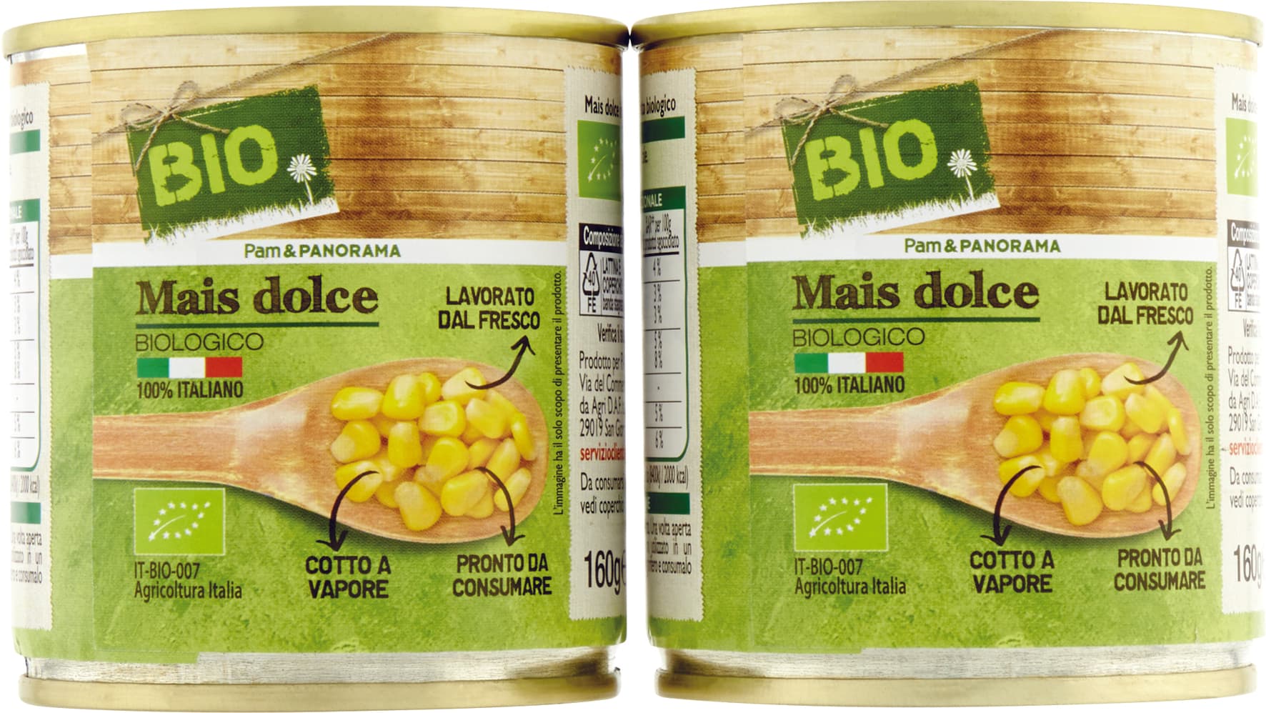 BIO Mais dolce Biologico 2 x 160 g – immagine 1