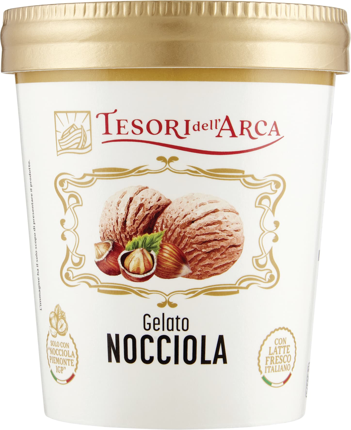TESORI DELL'ARCA Gelato Nocciola 300 g – immagine 1