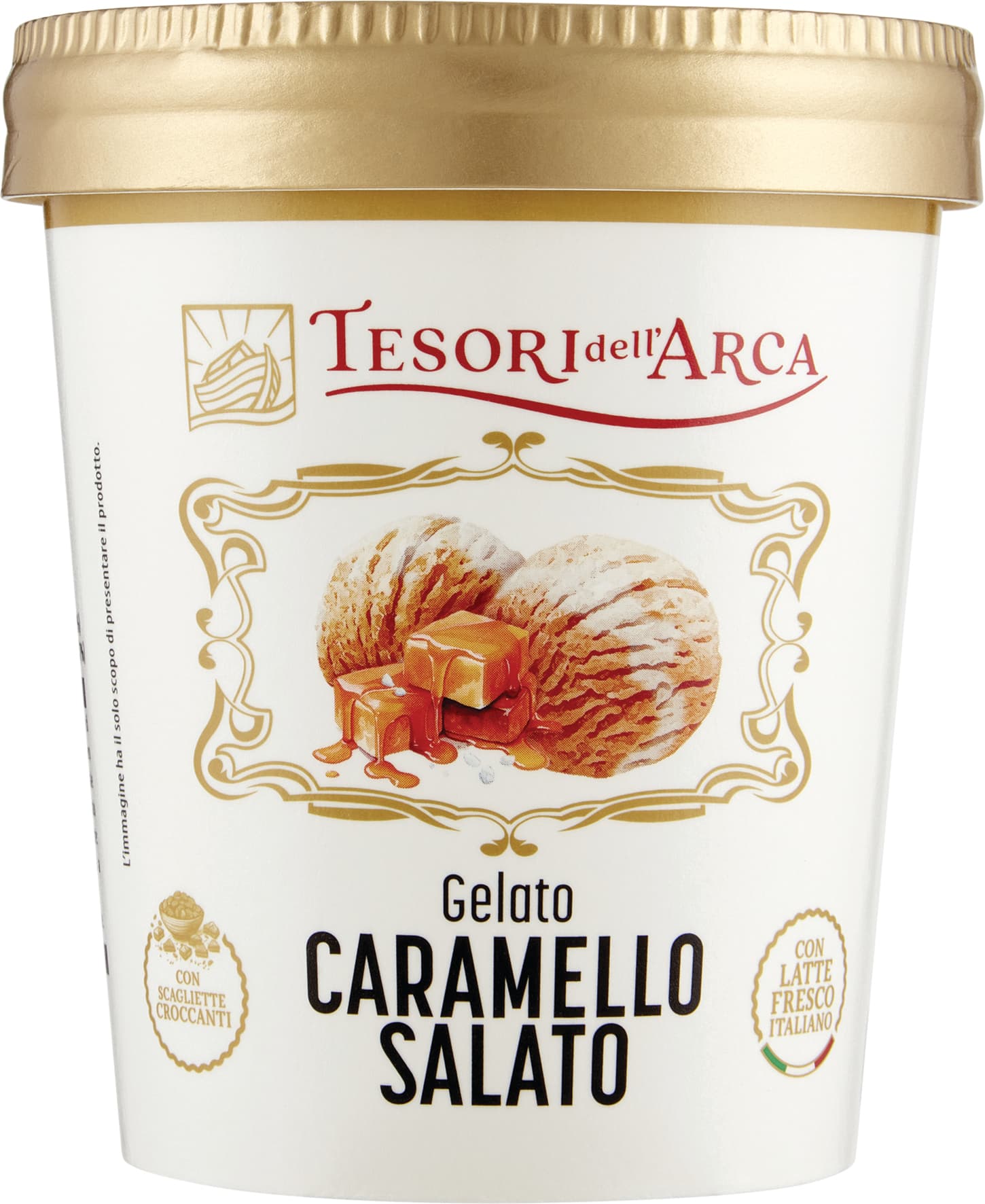 TESORI DELL'ARCA Gelato Caramello Salato 300 g – immagine 1