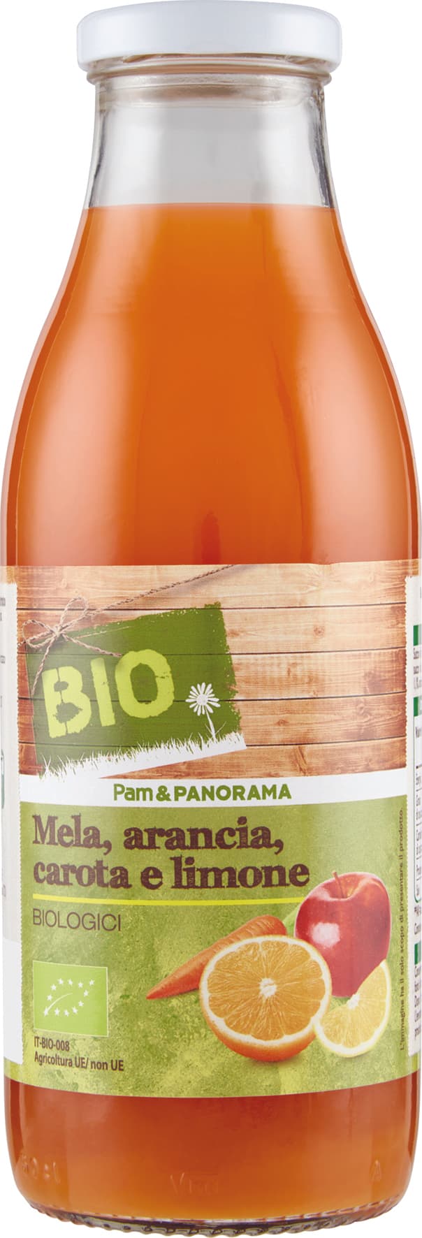 BIO Mela, arancia, carota e limone Biologici 500 ml – immagine 1