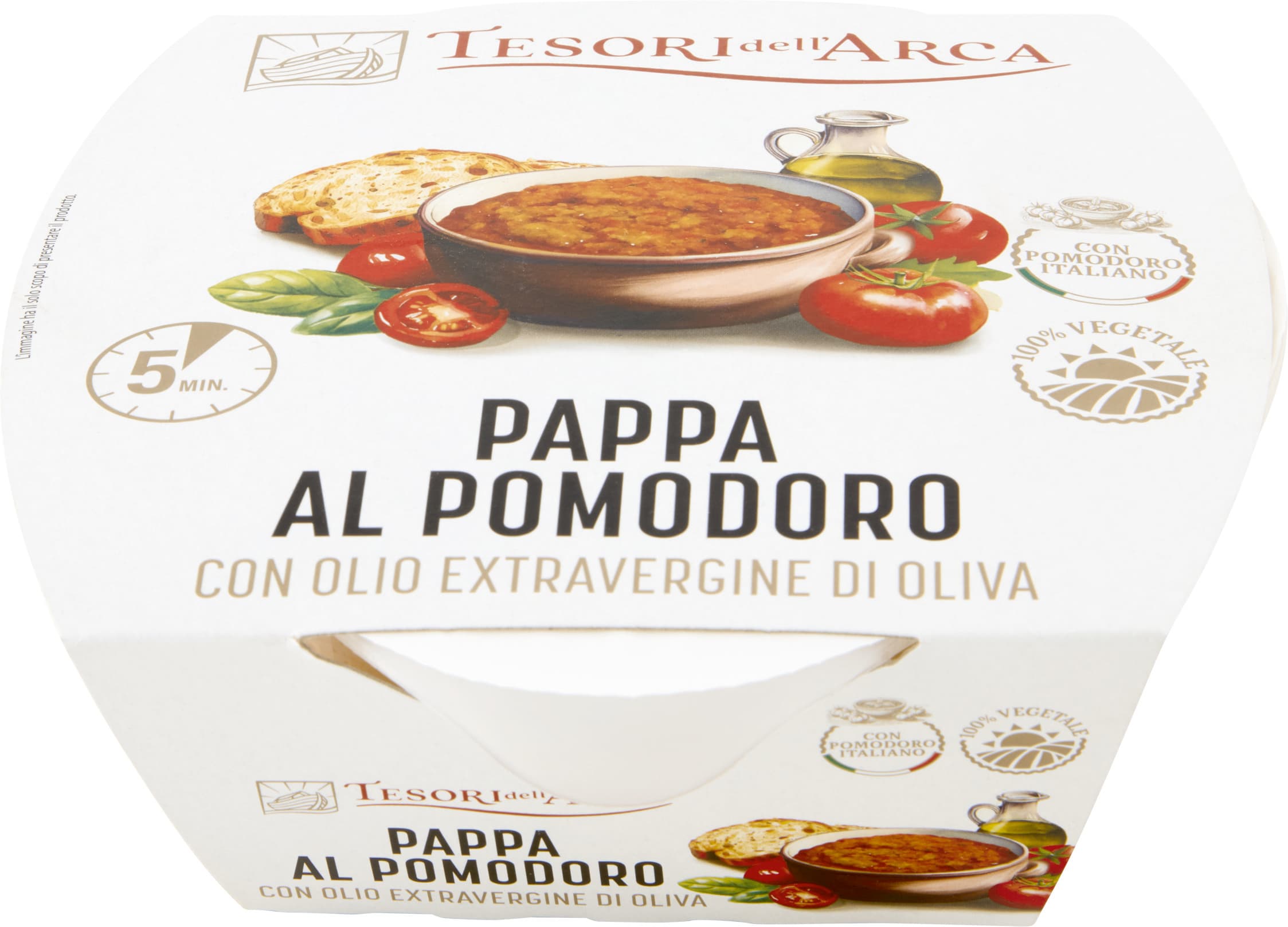 TESORI DELL'ARCA Pappa al Pomodoro con Olio Extravergine di Oliva 350 g – immagine 1