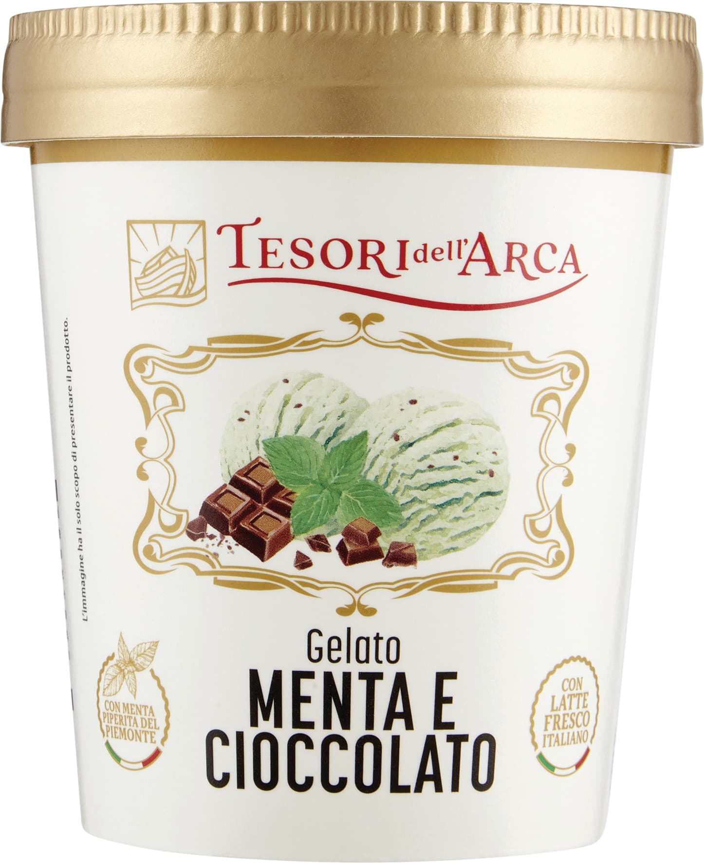 TESORI DELL'ARCA Gelato Menta e Cioccolato 300 g – immagine 1