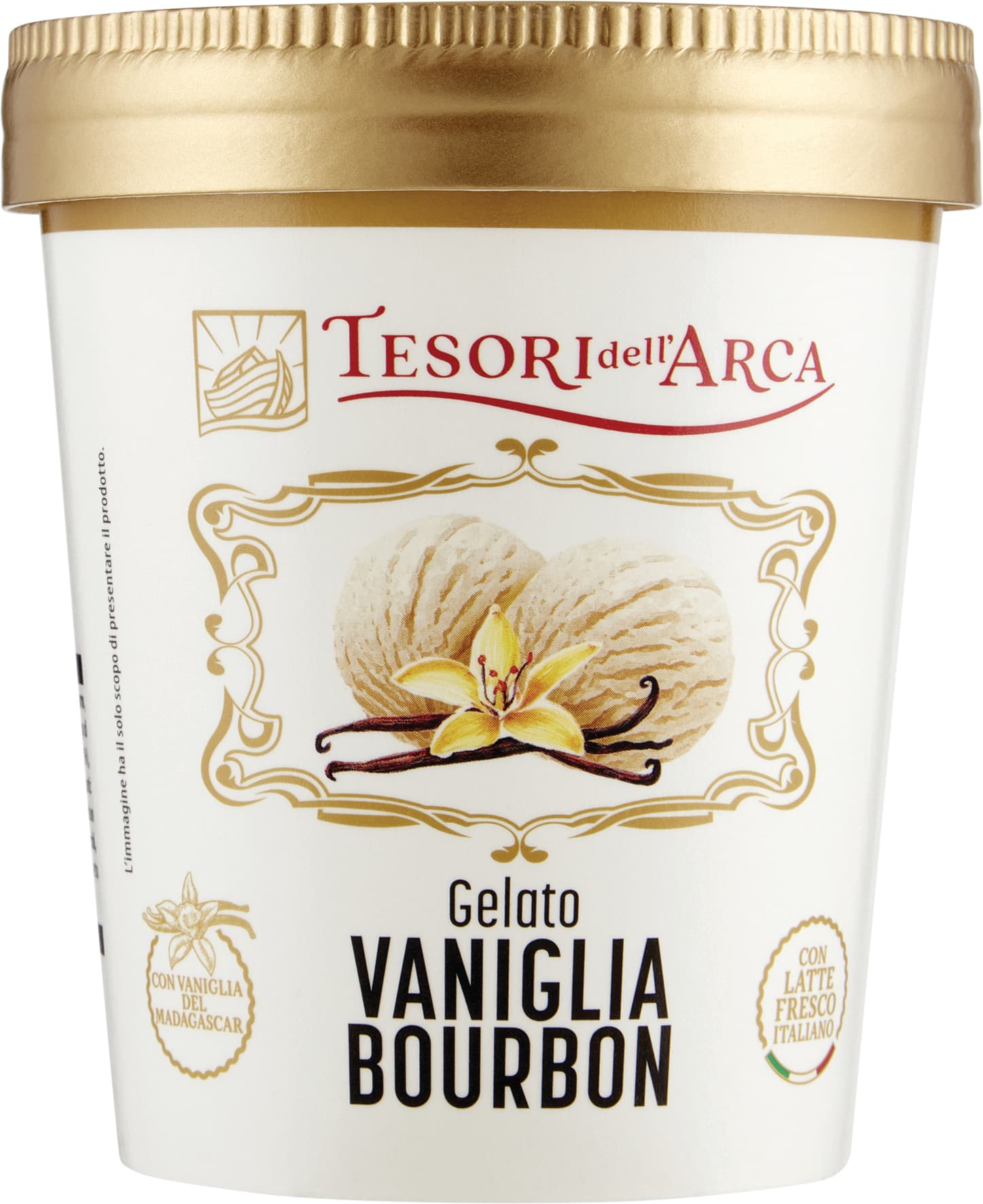 TESORI DELL'ARCA Gelato Vaniglia Bourbon 300 g – immagine 1