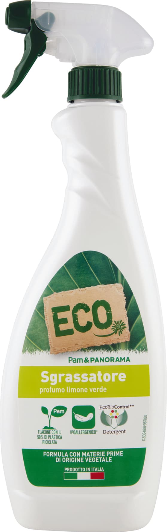 ECO Sgrassatore profumo limone verde 750 ml – immagine 1