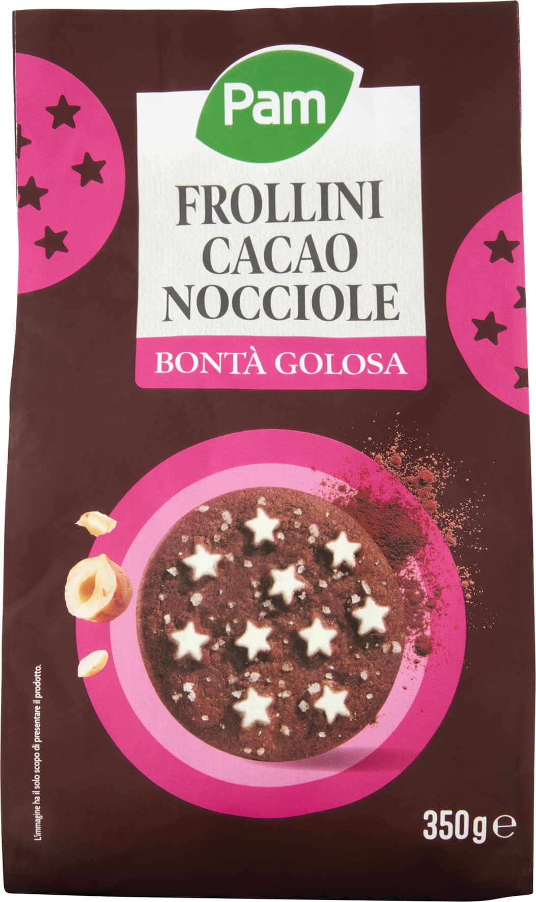PAM Frollini Cacao Nocciole 350 g – immagine 1