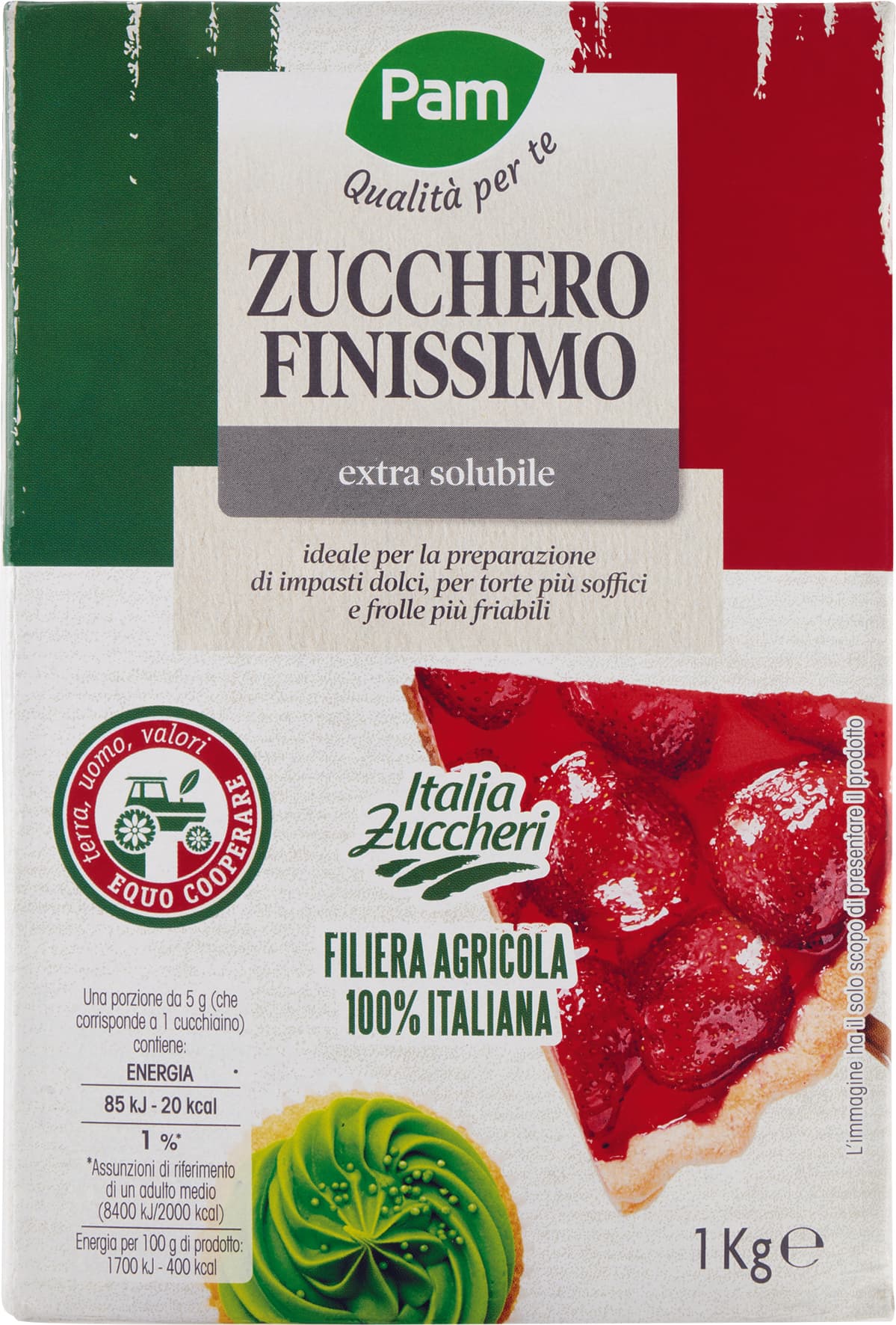 PAM Qualità per te Zucchero Finissimo 1 kg – immagine 1