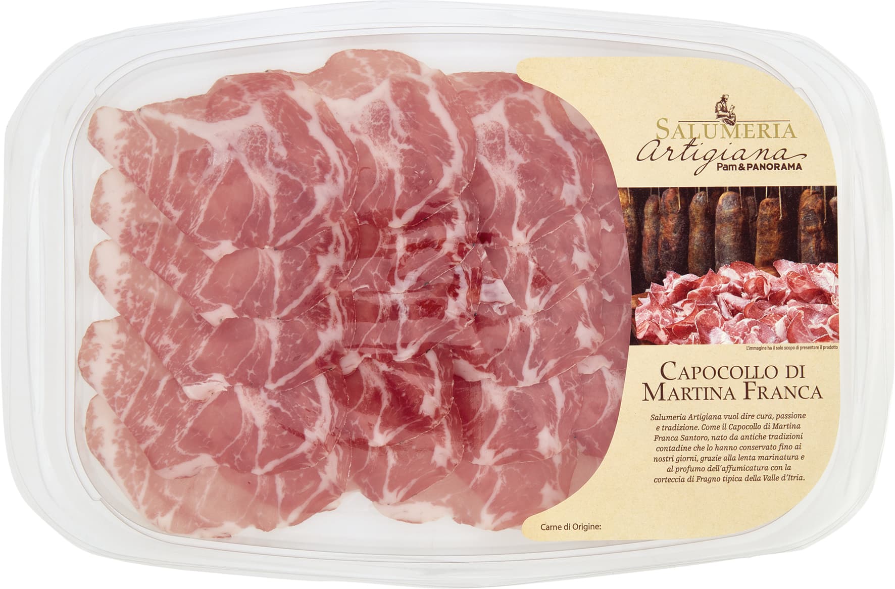 SALUMERIA ARTIGIANA Capocollo di Martina Franca 80 g – immagine 1