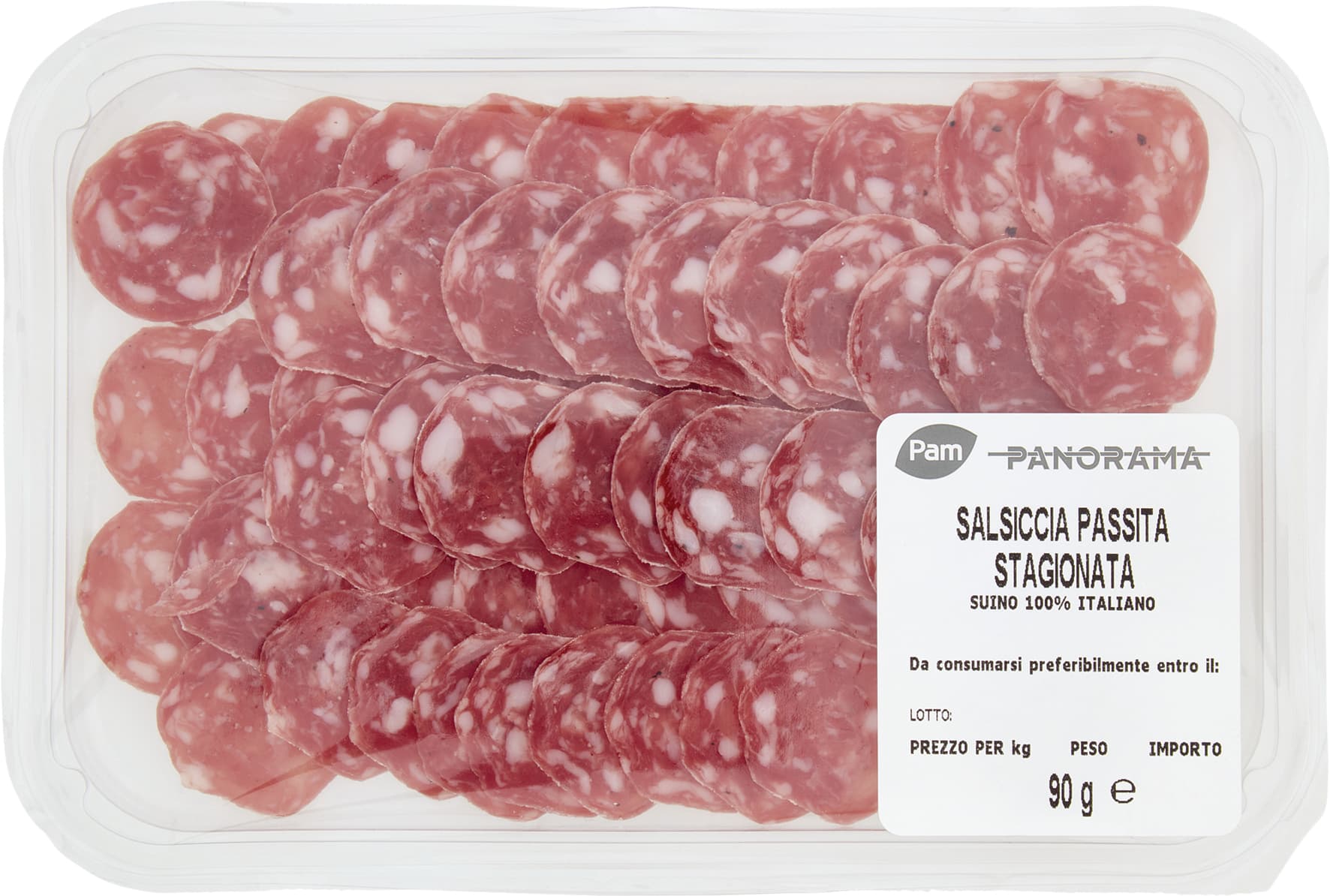 PAM PANORAMA Salsiccia Passita Stagionata 90 g – immagine 1