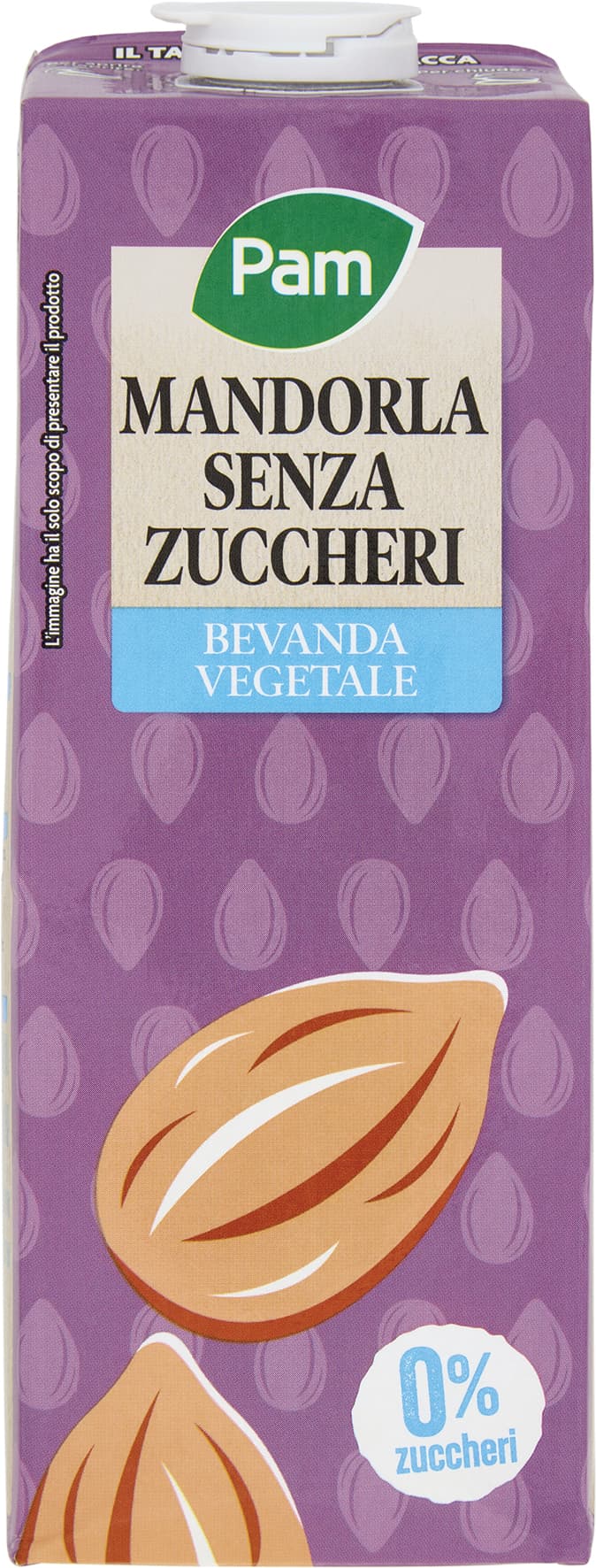 PAM Mandorla Senza Zuccheri Bevanda Vegetale 1 L – immagine 1