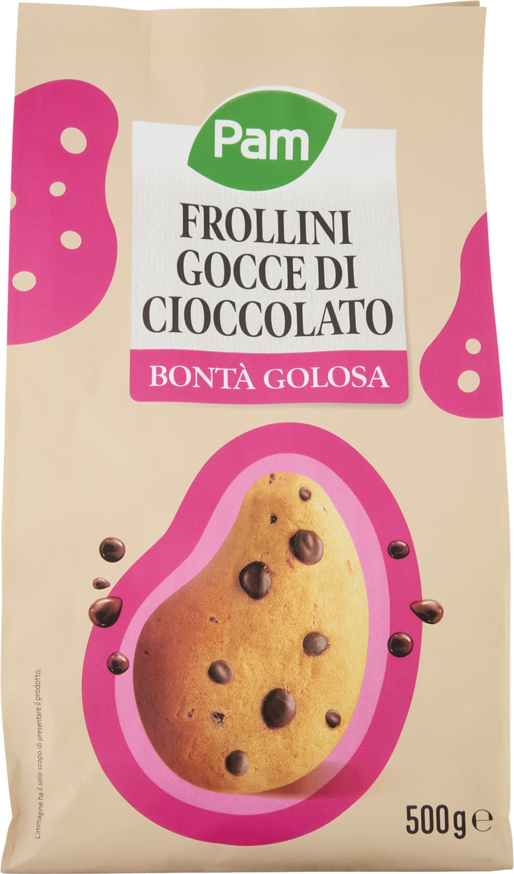 PAM Frollini Gocce di Cioccolato 500 g – immagine 1