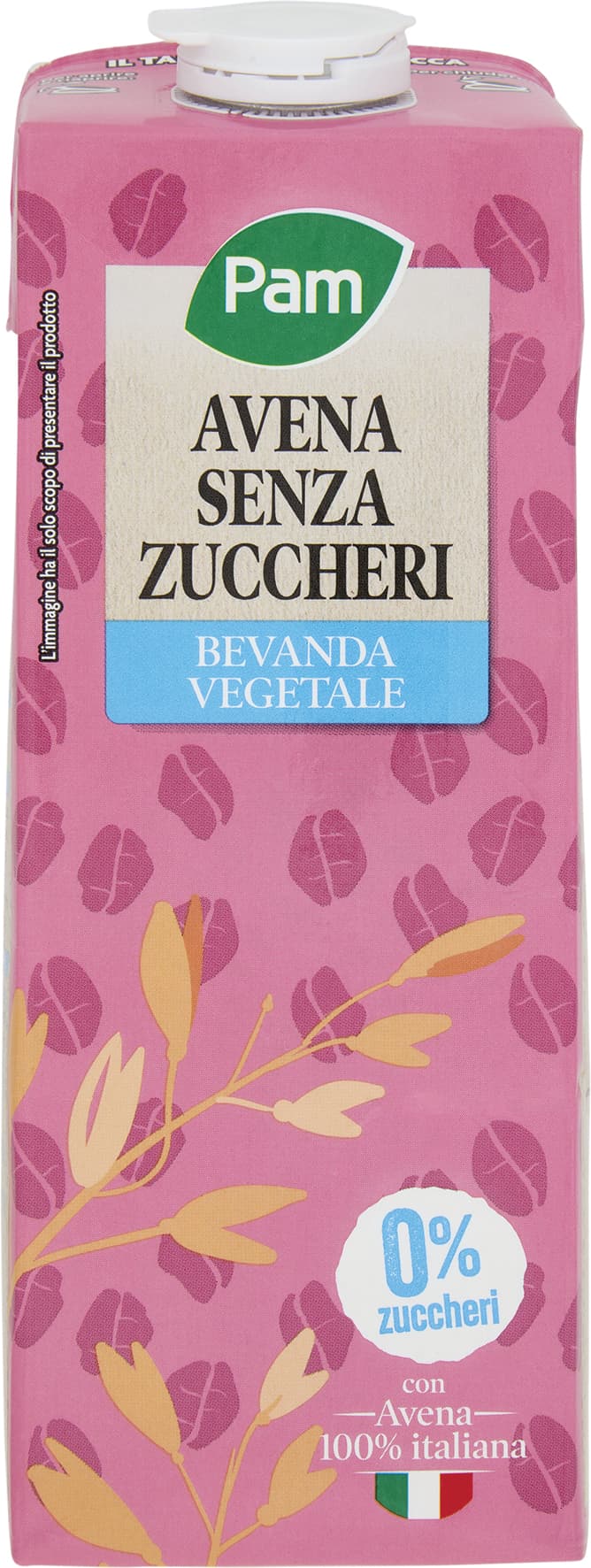 PAM Avena Senza Zuccheri Bevanda Vegetale 1 L – immagine 1