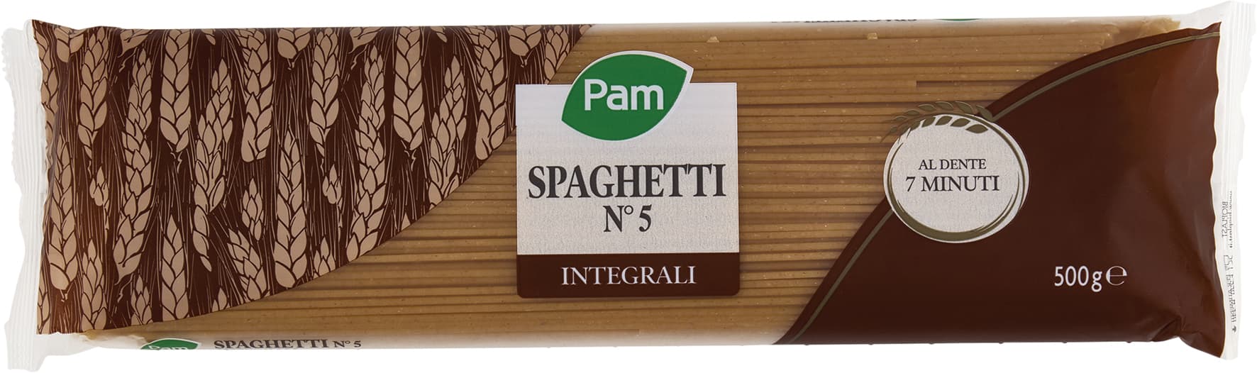 PAM Spaghetti N° 5 Integrali 500 g – immagine 1