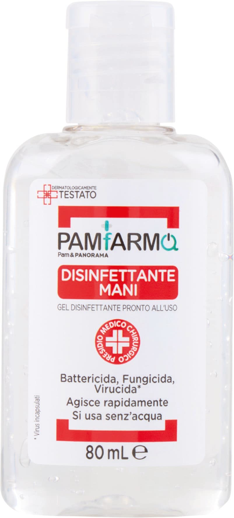 PAMFARMA Disinfettante Mani 80 mL – immagine 1