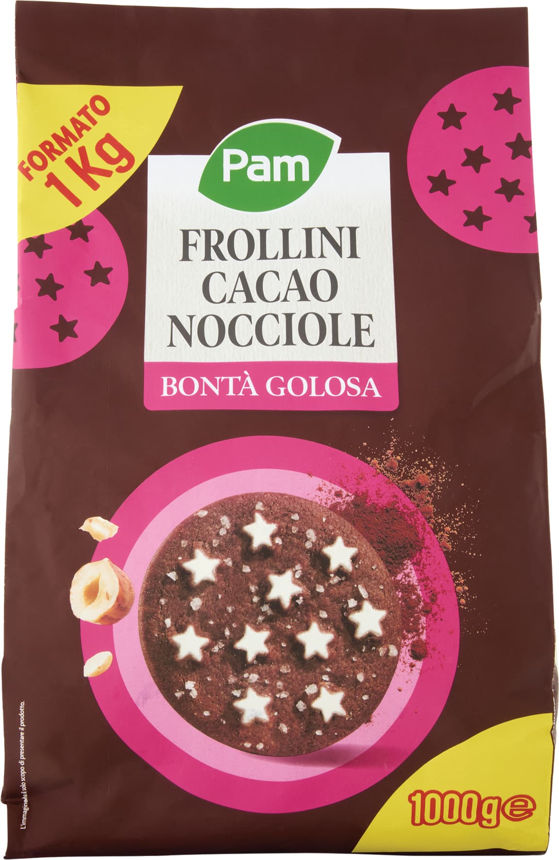 PAM Frollini Cacao Nocciole 1000 g – immagine 1
