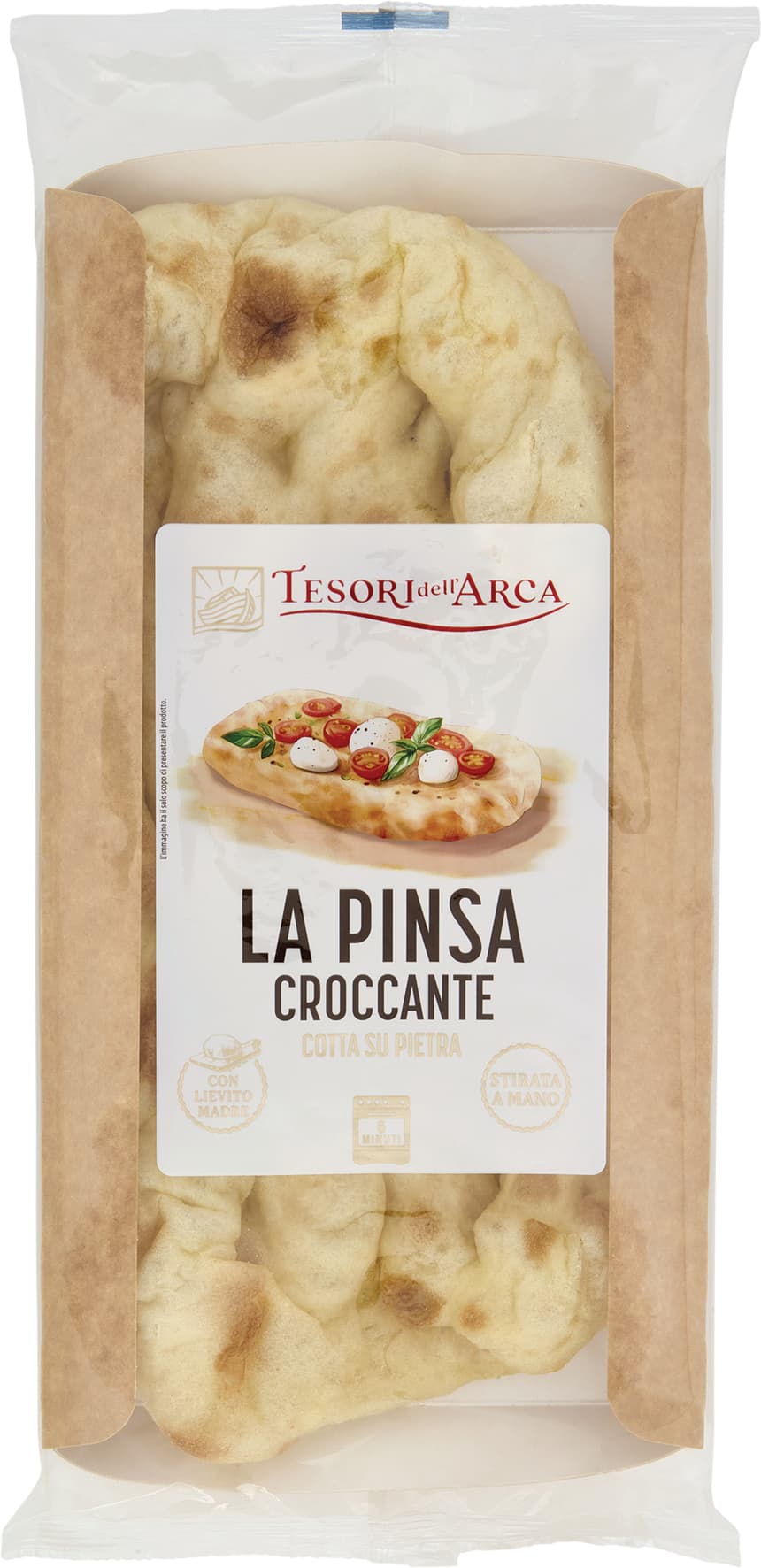 TESORI DELL'ARCA la Pinsa Croccante Cotta su Pietra 260 g – immagine 1