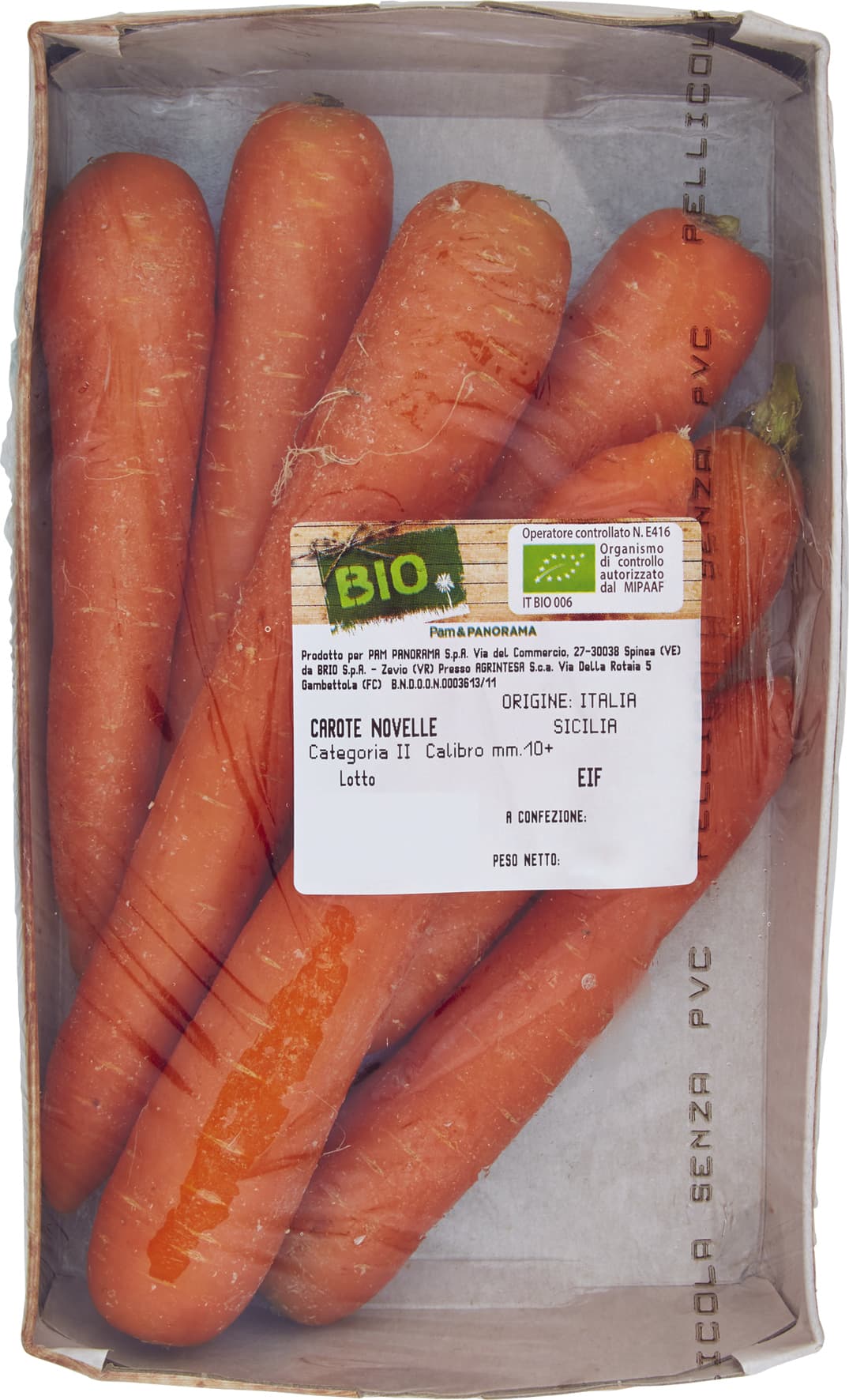 BIO Carote Novelle 500 g – immagine 1