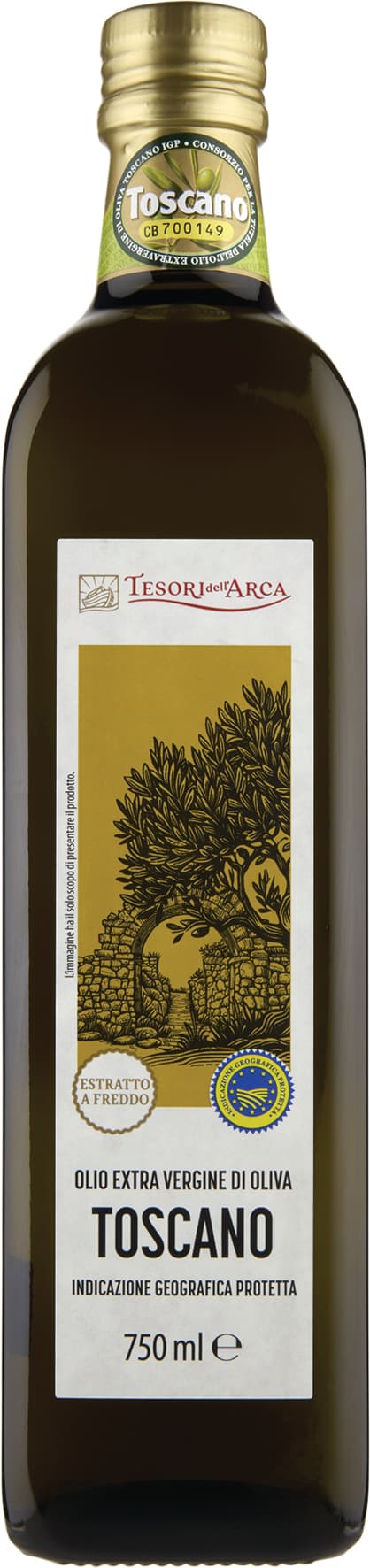 TESORI DELL'ARCA Olio Extra Vergine di Oliva Toscano IGP 750 ml – immagine 1