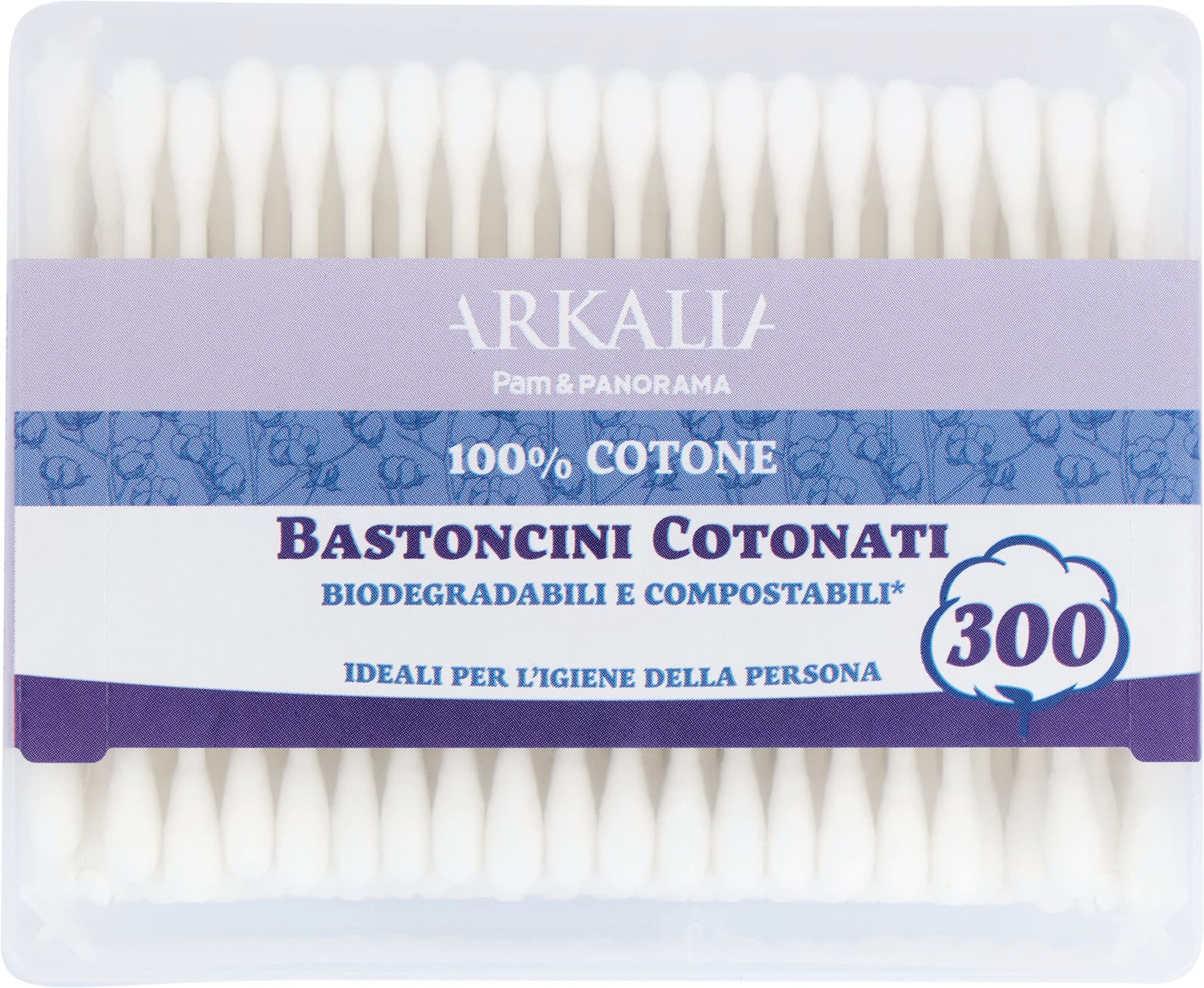 ARKALIA Bastoncini Cotonati 300 pz – immagine 1