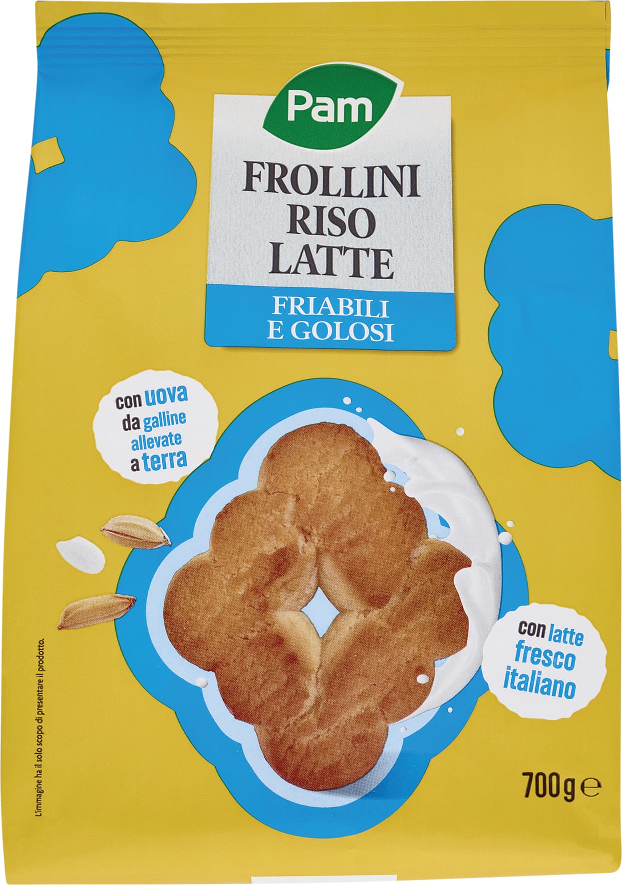 PAM Frollini Riso Latte 700 g – immagine 1