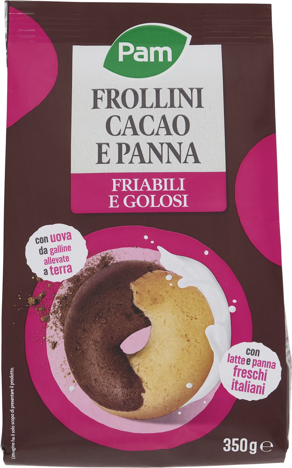 PAM Frollini Cacao e Panna 350 g – immagine 1