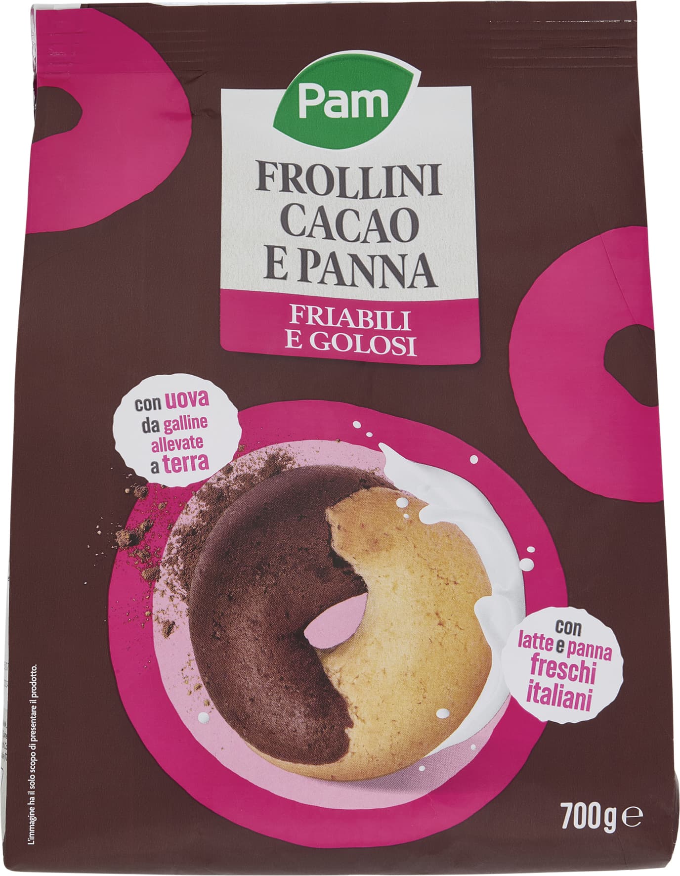 PAM Frollini Cacao e Panna 700 g – immagine 1