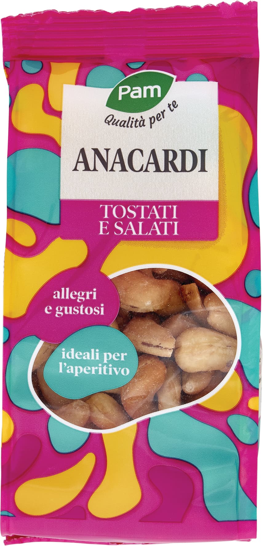 PAM Qualità per te Anacardi Tostati e Salati 150 g – immagine 1
