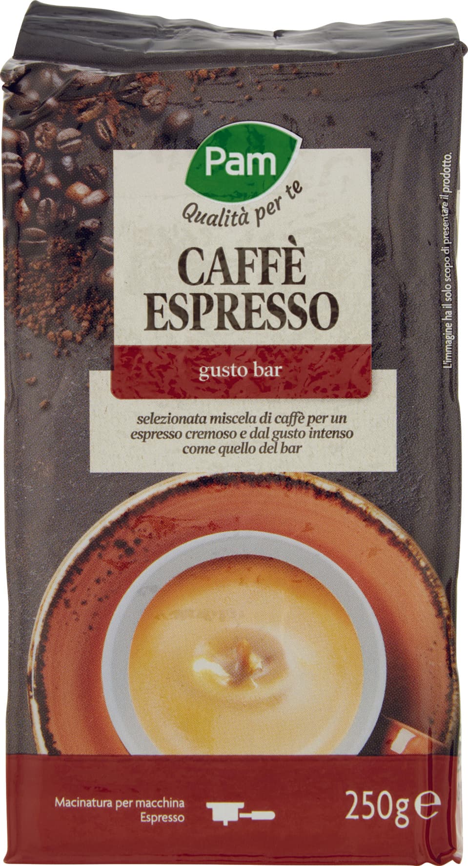 PAM Qualità per te Caffè Espresso gusto bar 250 g – immagine 1