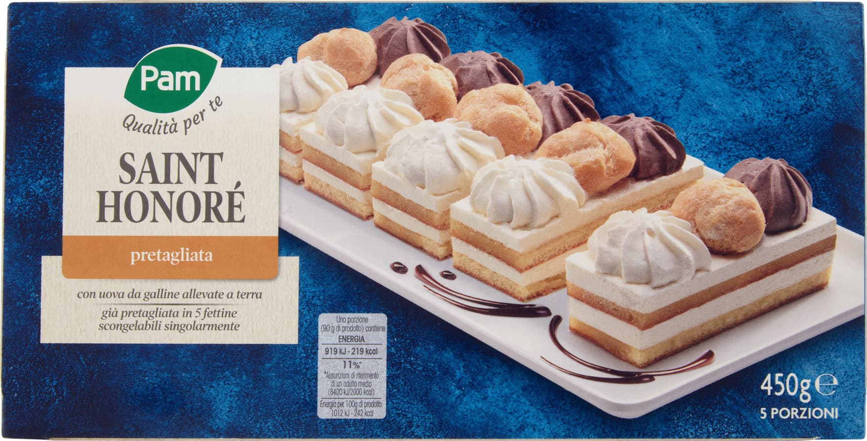 PAM Qualità per te Saint Honoré pretagliata 450 g – immagine 1