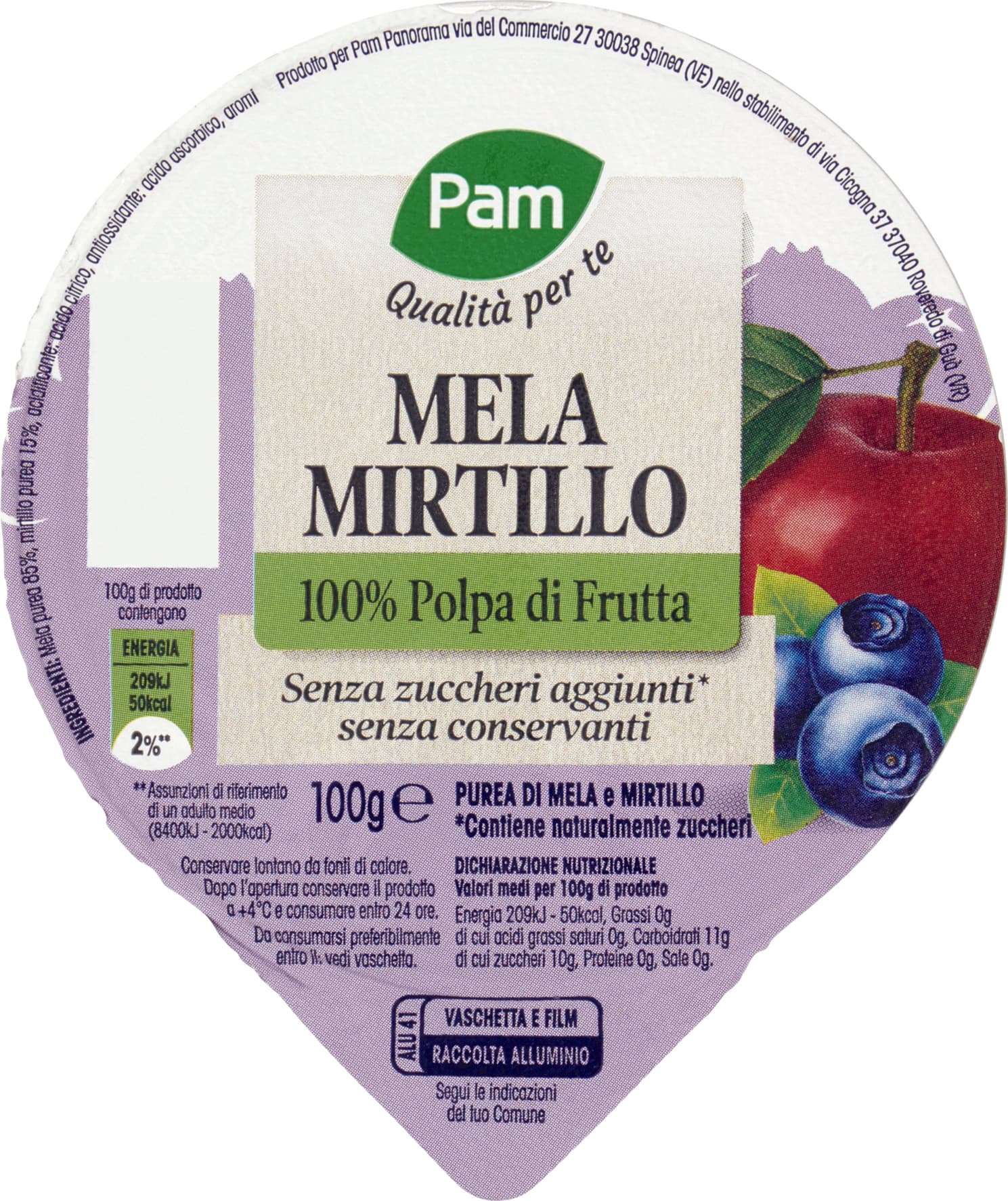 PAM Qualità per te Mela Mirtillo 100 g – immagine 1