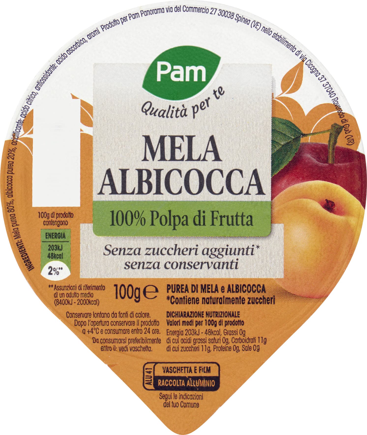 PAM Qualità per te Mela Albicocca 100 g – immagine 1