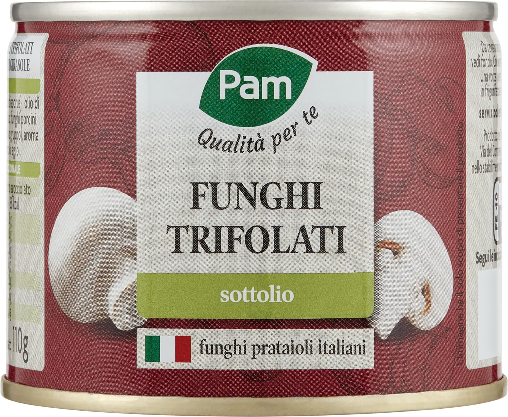 PAM PANORAMA Funghi Prataioli trifolati 180 g – immagine 1