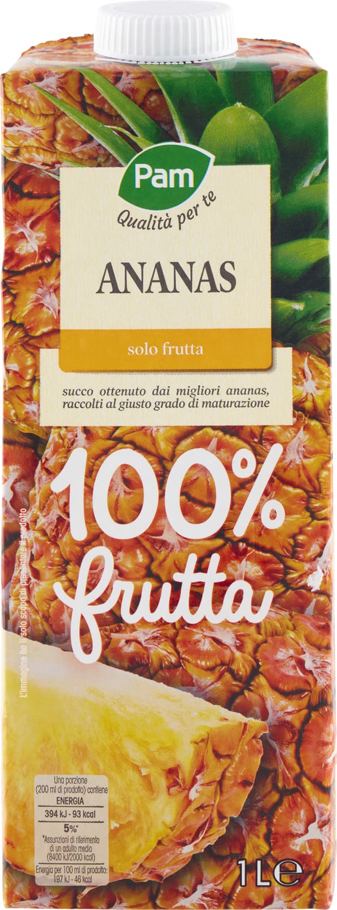 PAM Qualità per te Succo di Ananas 1 L – immagine 1