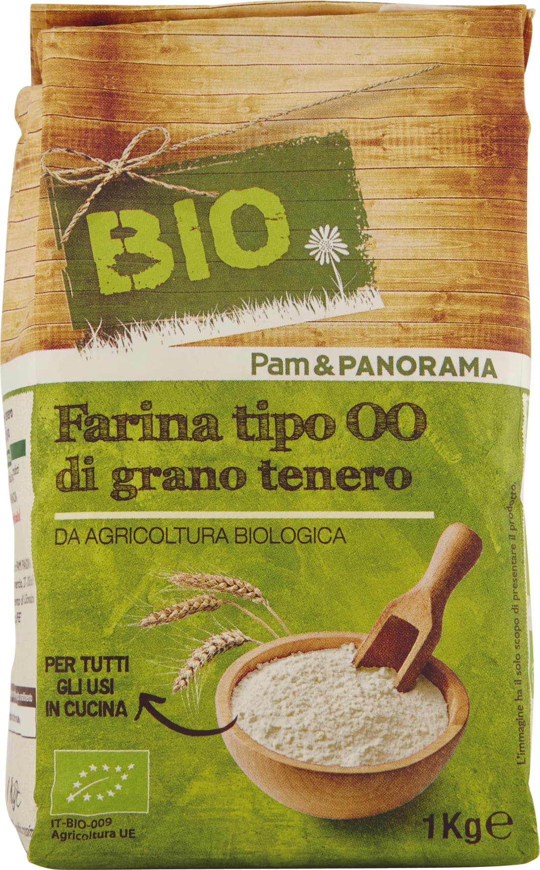BIO Farina tipo 00 di grano tenero 1 Kg – immagine 1