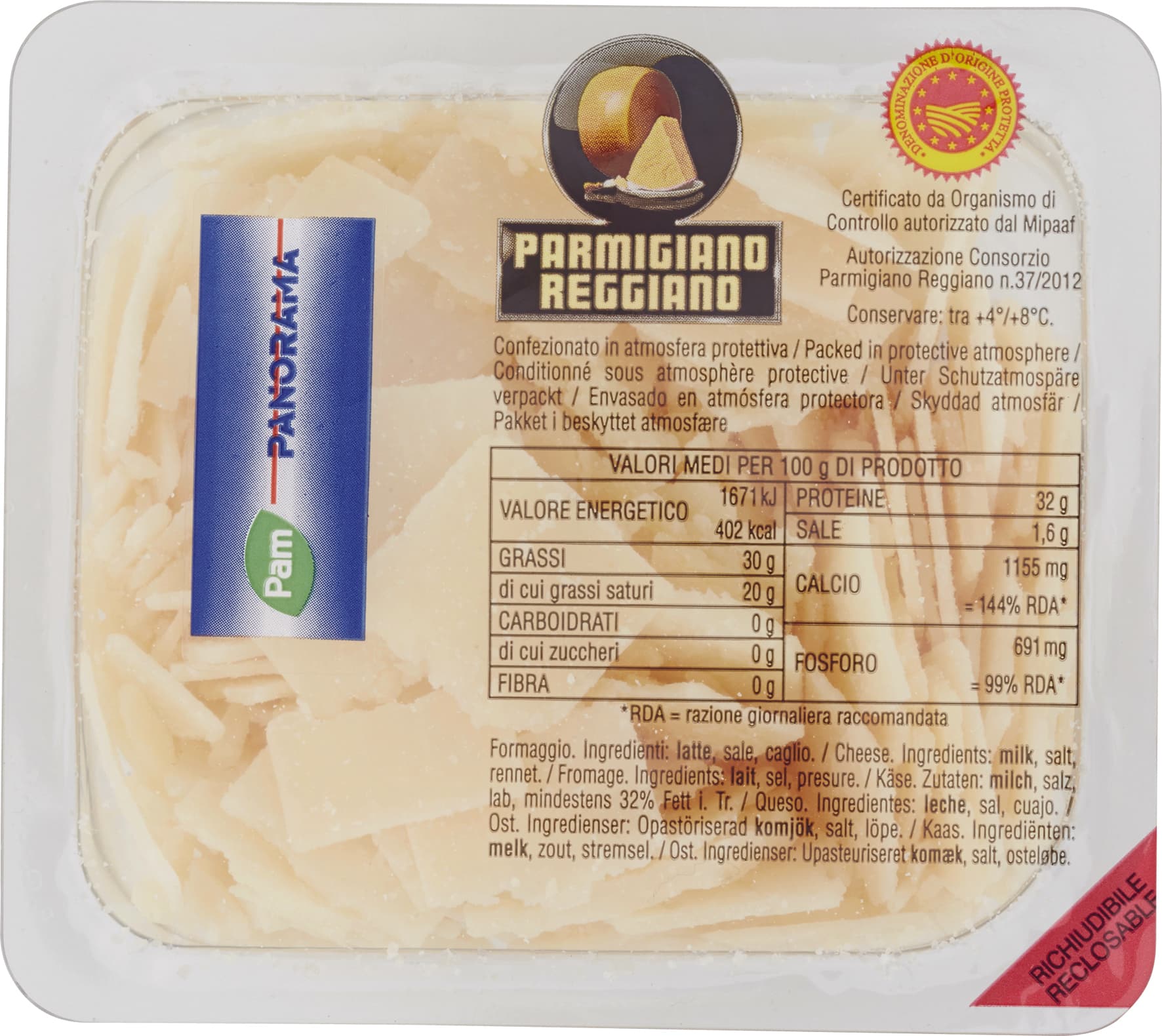 PAM PANORAMA Parmigiano Reggiano DOP Scaglie 150 g – immagine 1