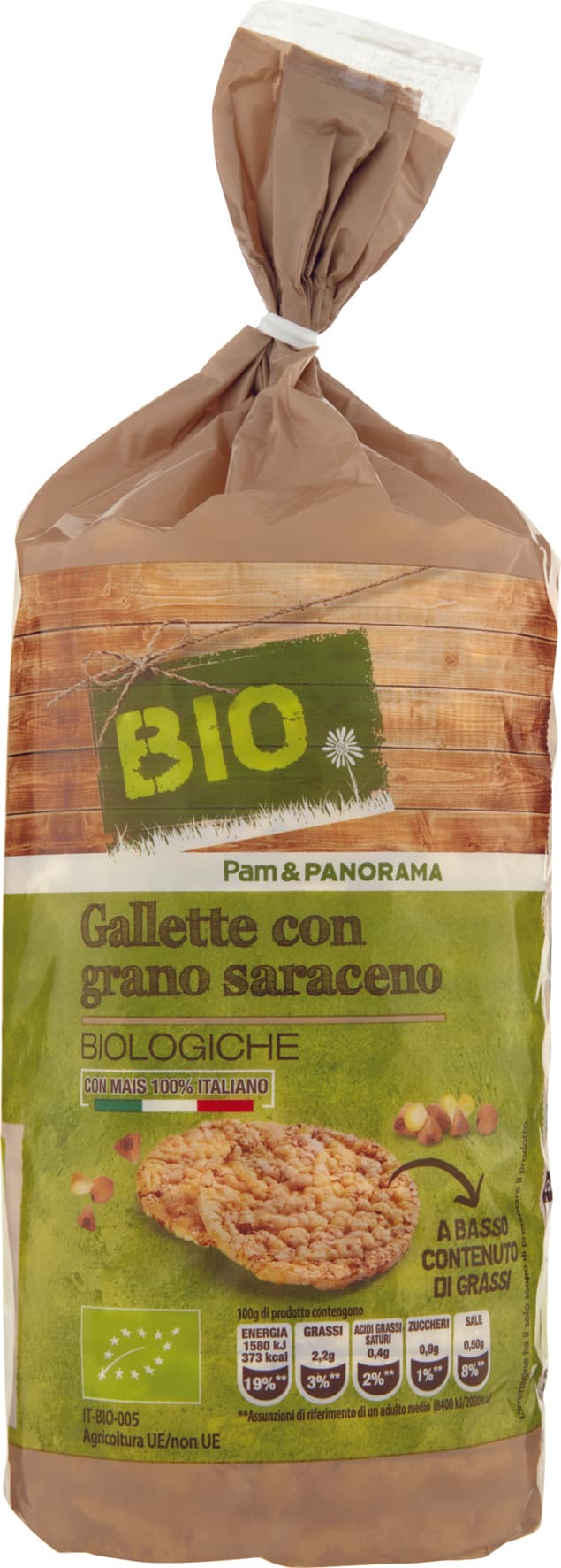 BIO Gallette con grano saraceno Biologiche 120 g – immagine 1