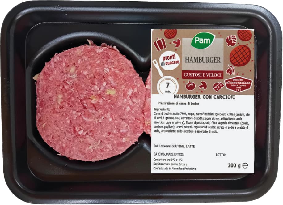 Hamburger bovino ai carciofi – immagine 1