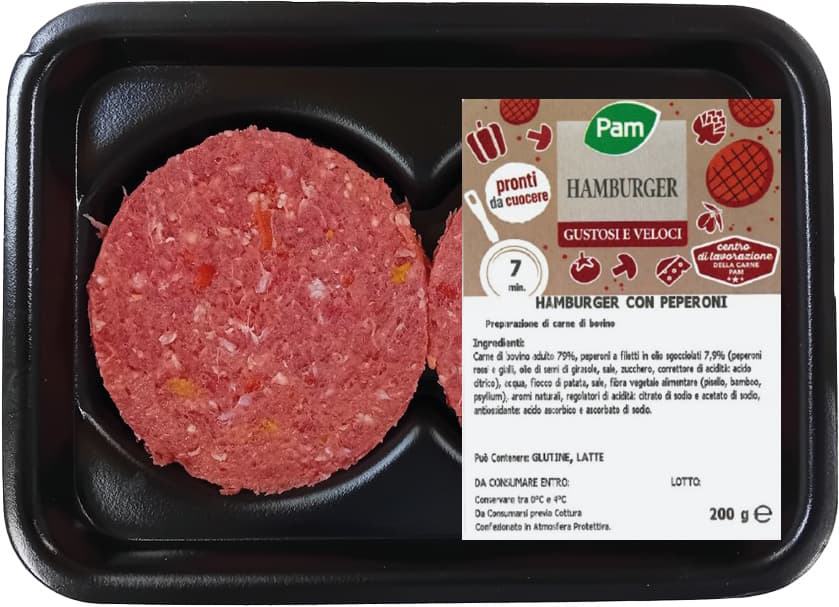 Hamburger bovino ai peperoni – immagine 1