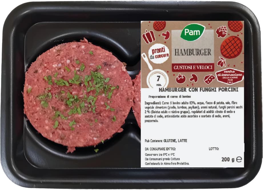 Pam-hamburger ai funghi – immagine 1