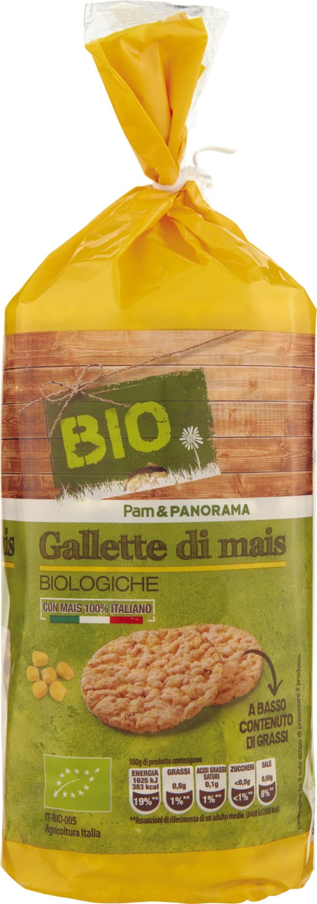 BIO Gallette di mais Biologiche 120 g – immagine 1