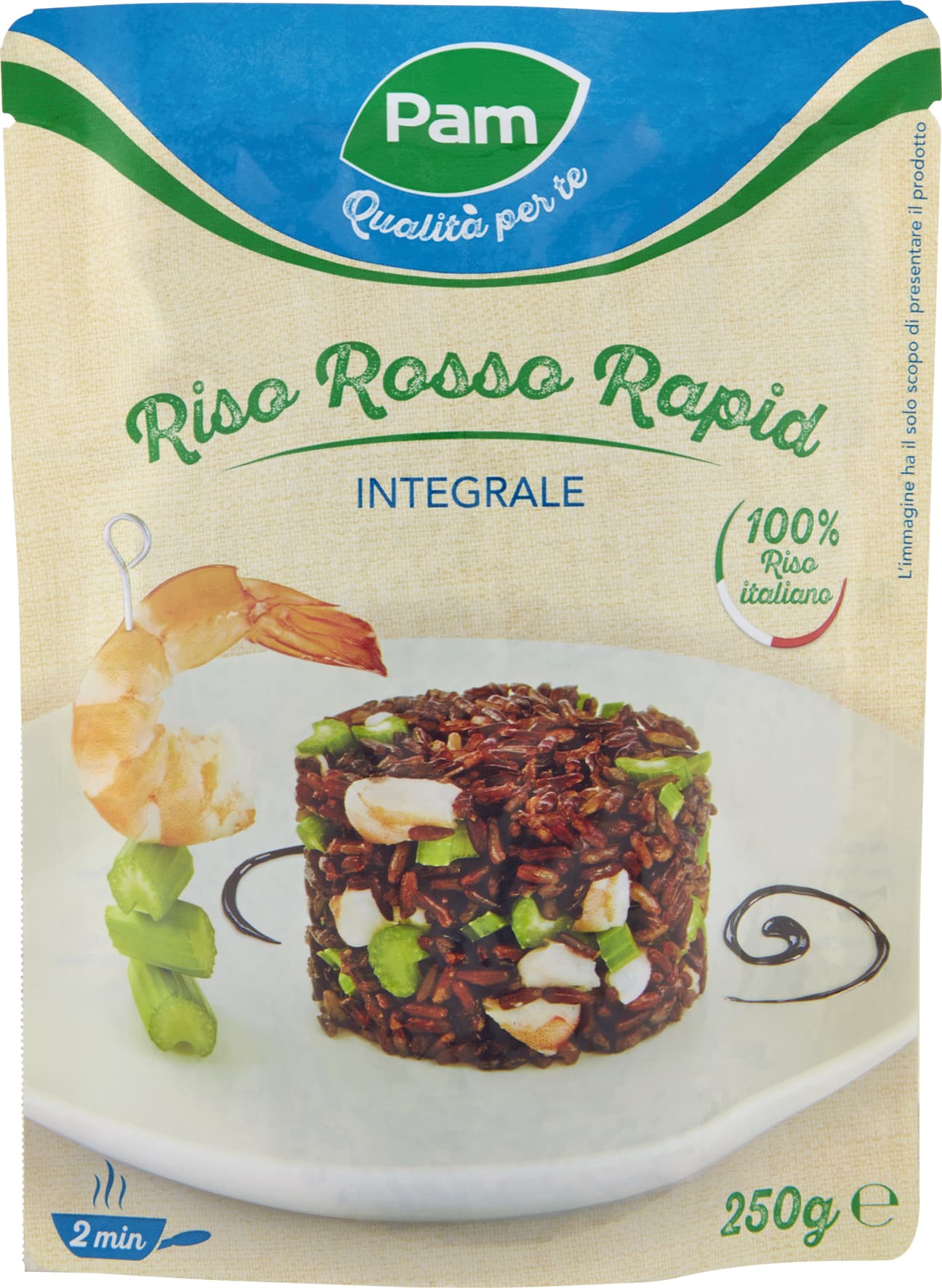 PAM Qualità per te Riso Rosso Rapid Integrale 250 g – immagine 1