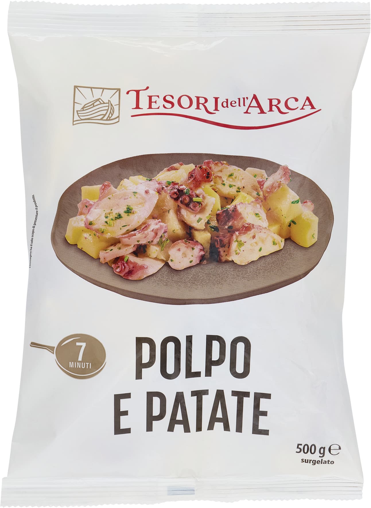 TESORI DELL'ARCA Polpo e Patate surgelato 500 g – immagine 1